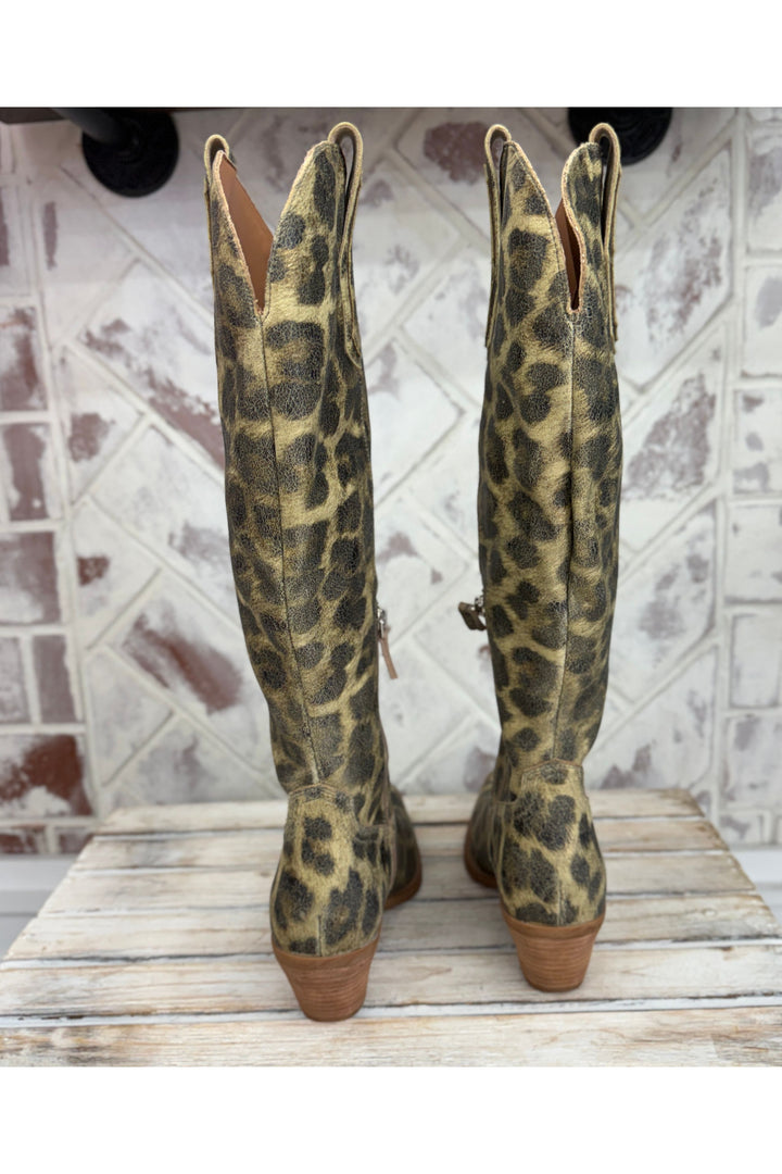Tess Fierce Leopard Boots