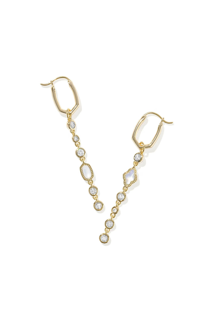 Mini Elisa and Abbie Gold Convertible Huggie Earrings