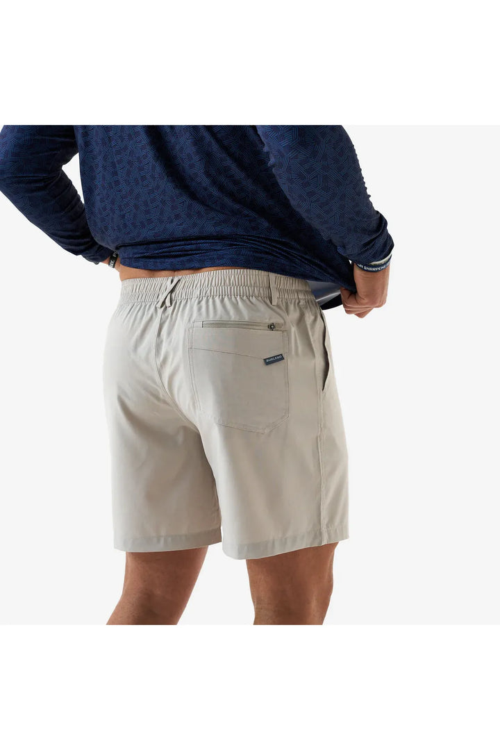 Burlebo Everyday Short - Light Khaki - Old Glory Pocket