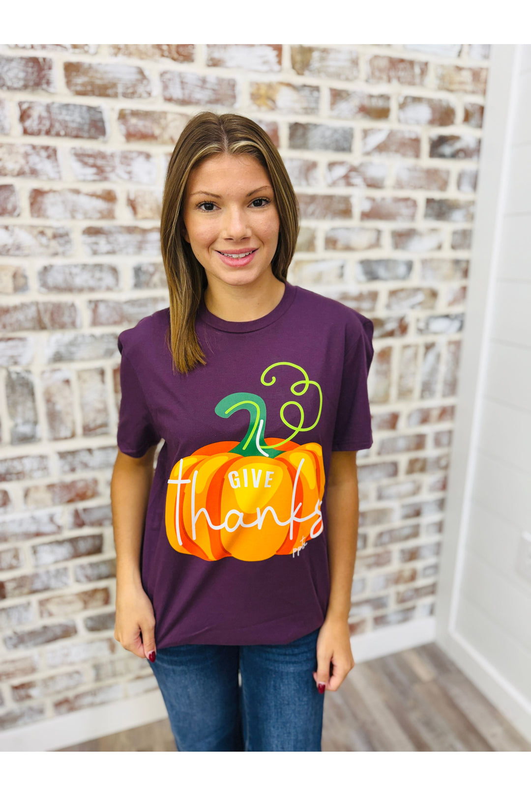 Give Thanks Pumpkin Tee