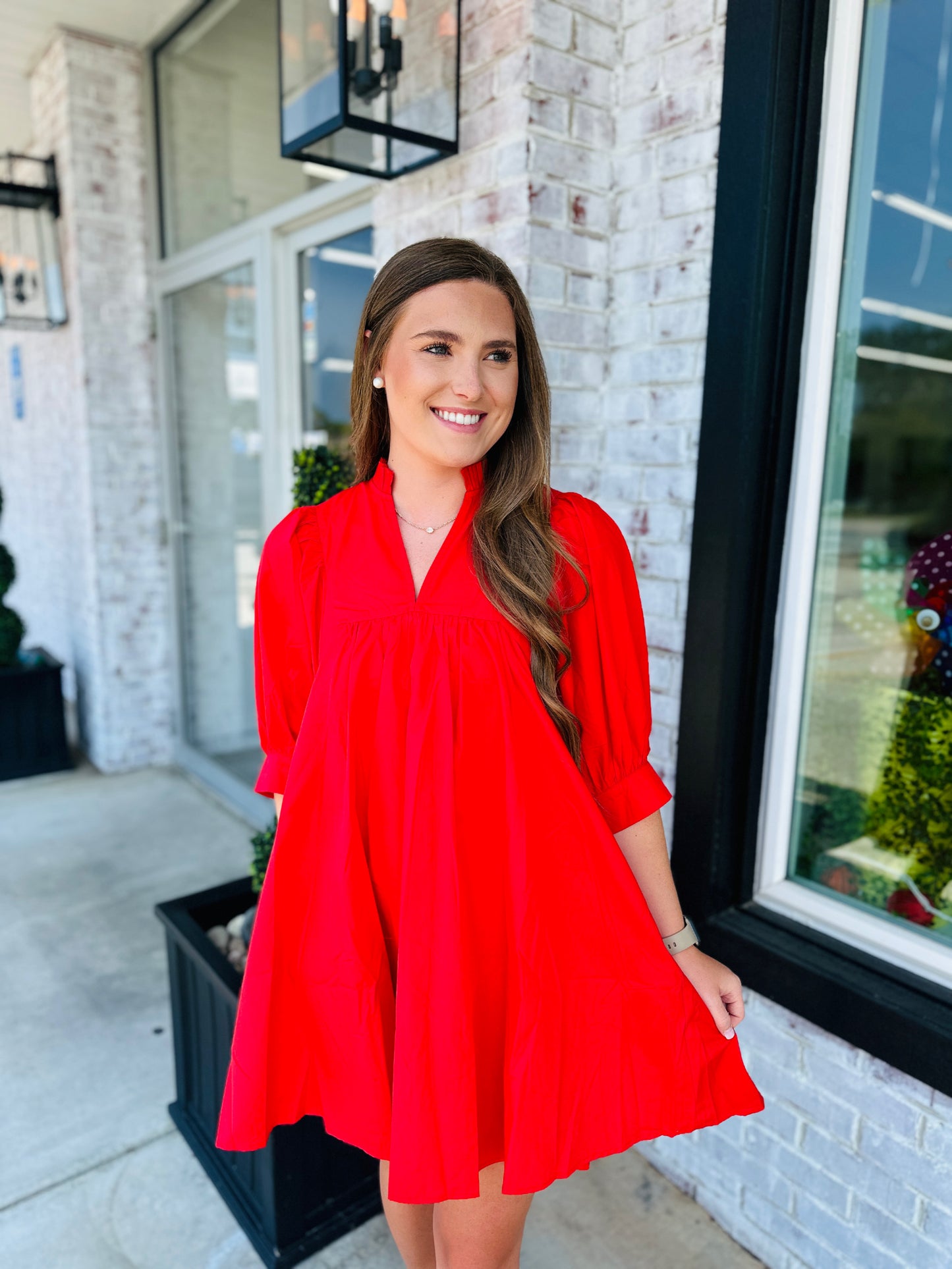 Ready In Red Dress