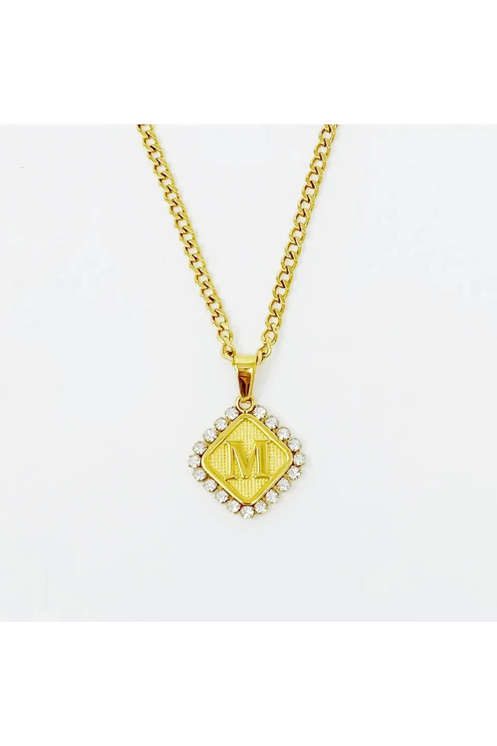 Aztec Delight Initial Necklace