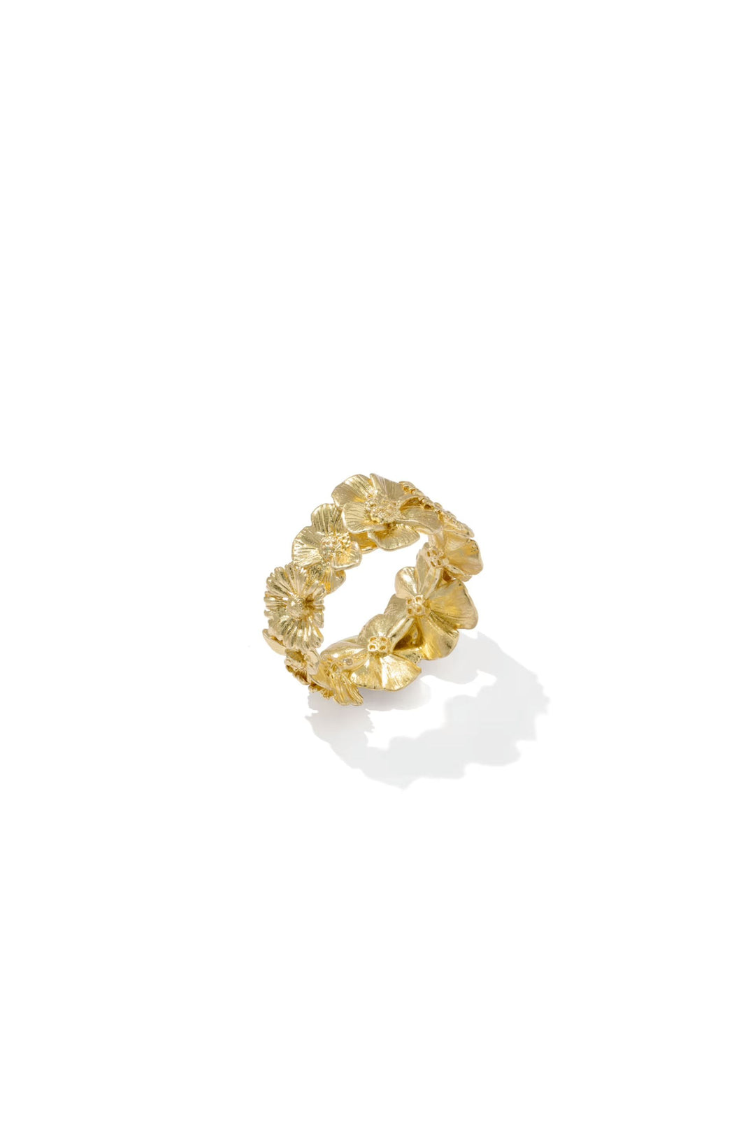 Kendra Scott | Cailey Flower Gold Band Ring - SIZE 6