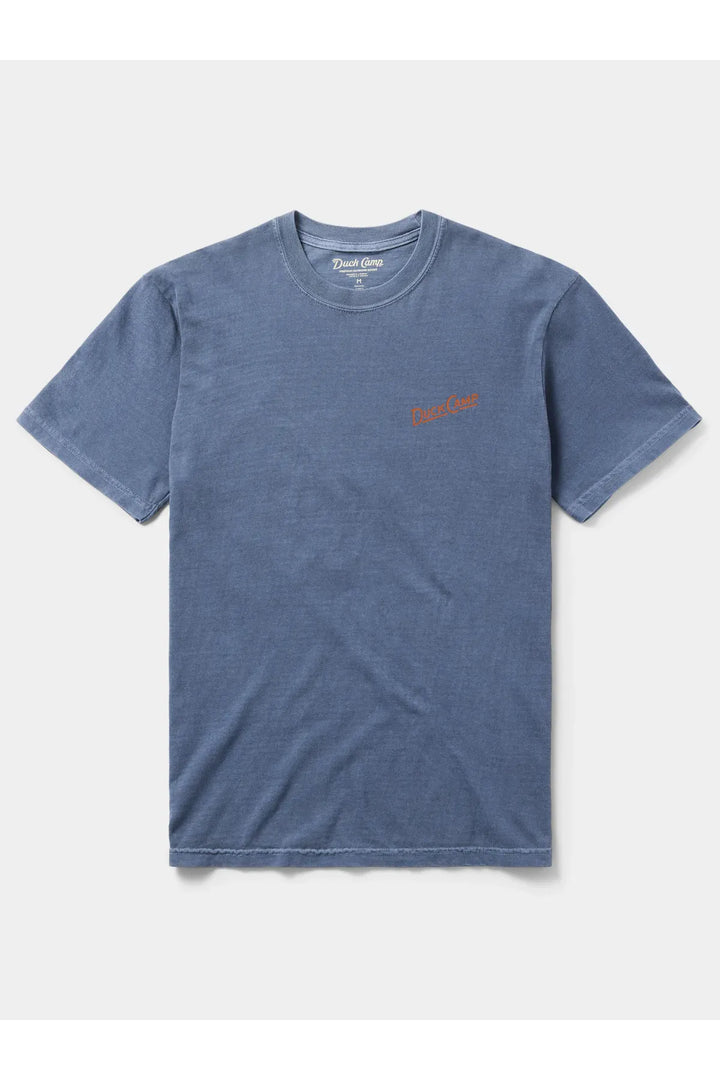 Duck Camp-Pheasant Redfish Tee Dark Denim