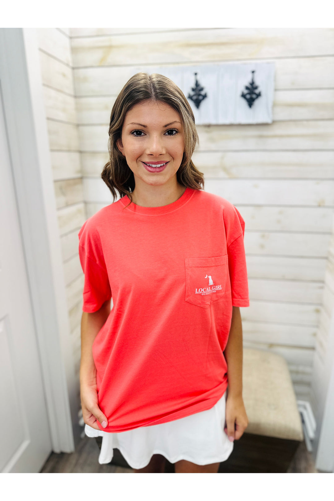 Local Girl | Absolut Sherbert SS Tee - Coral