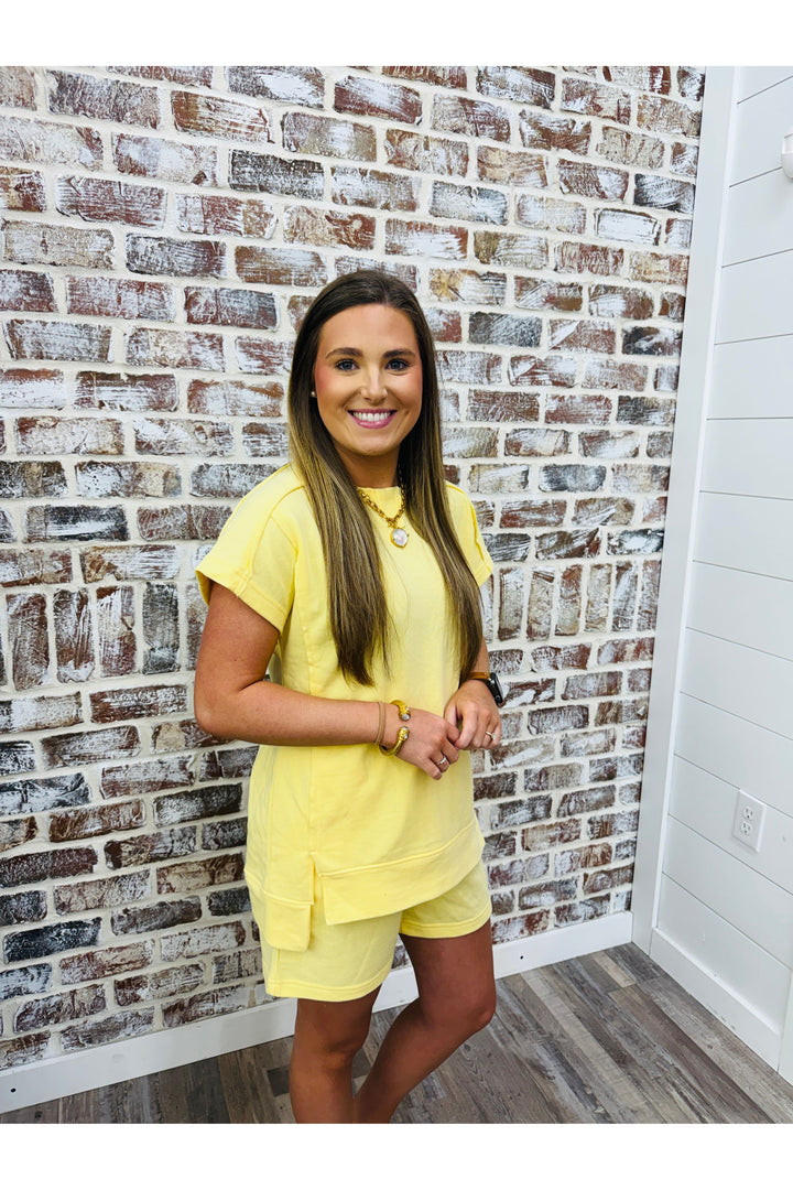 Yellow Pima Cotton Set