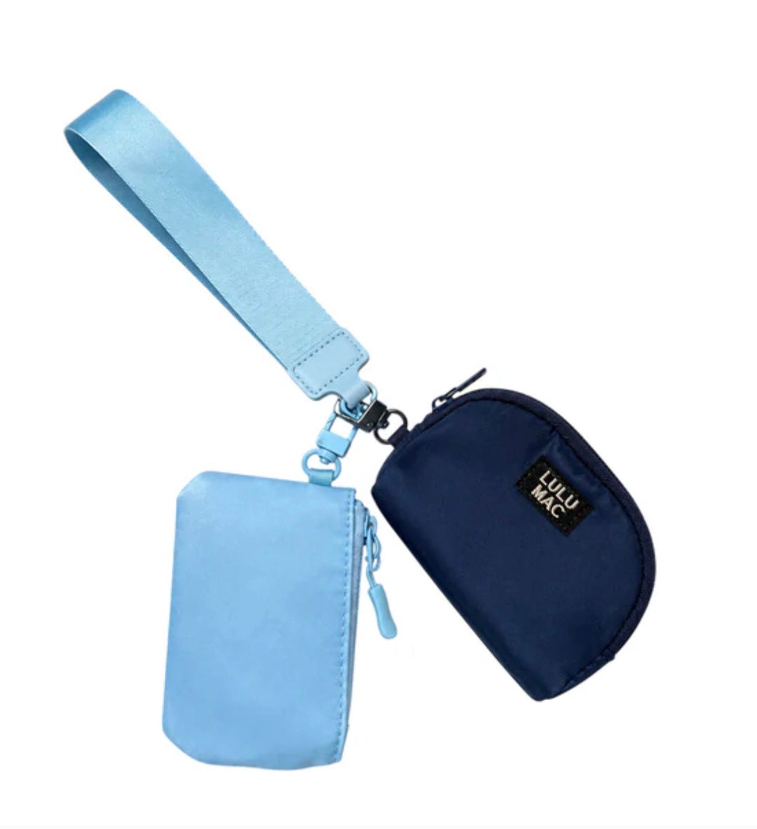 LULU MAC | BLUE/NAVY DOUBLE POUCH WRISTLETS