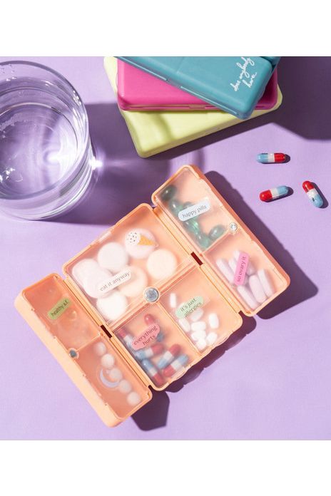 Crush Everything's Fine Pill & Vitamin Case