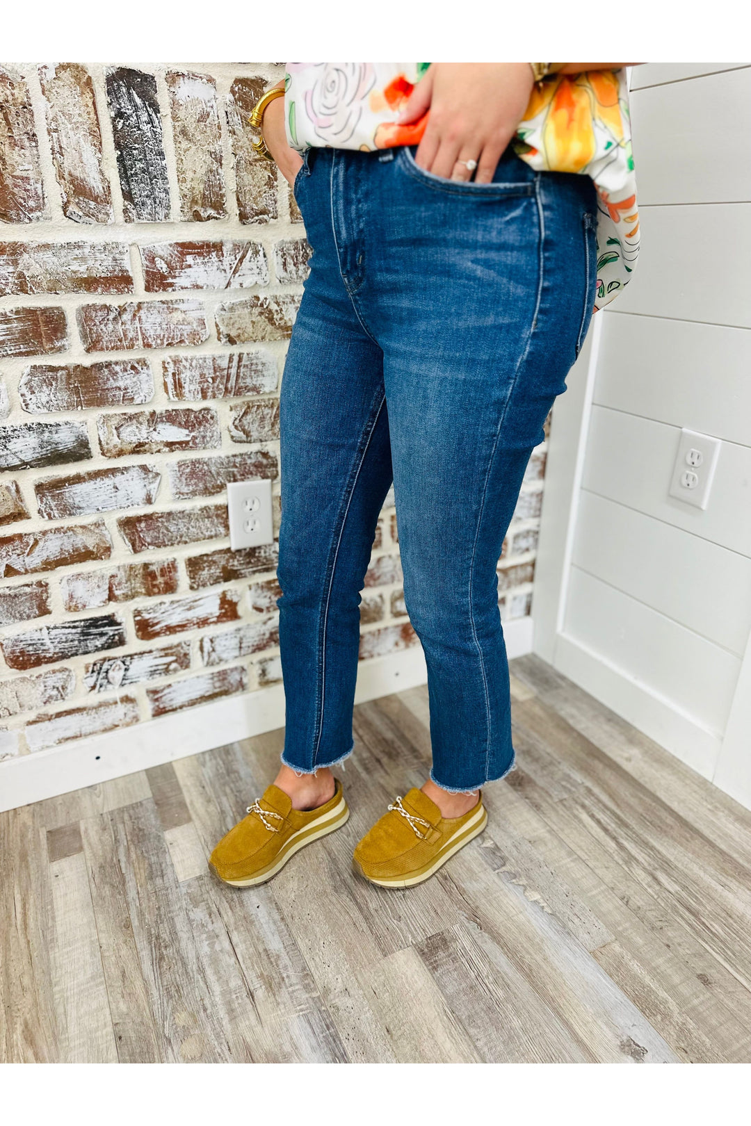 Super High Rise Slim Straight Jeans
