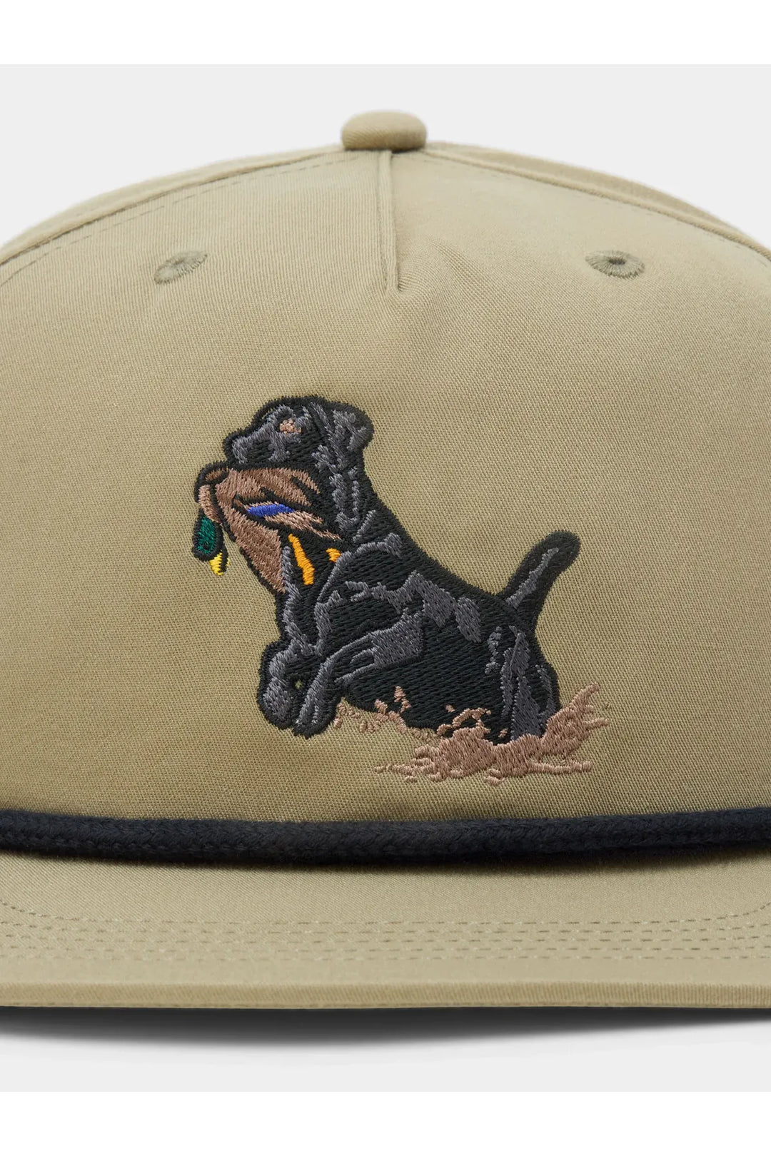 Duck Camp-Black Lab Hat Sagebrush