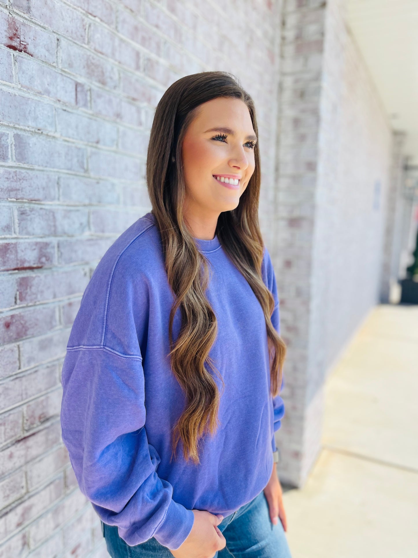 Lavender Crewneck Sweatshirt