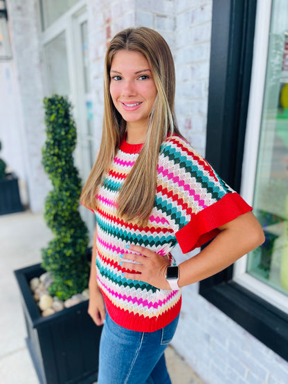 Crazy Colorful Top