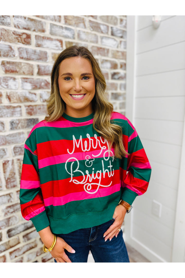 Mary Square| Sweatshirt Millie Merry & Bright