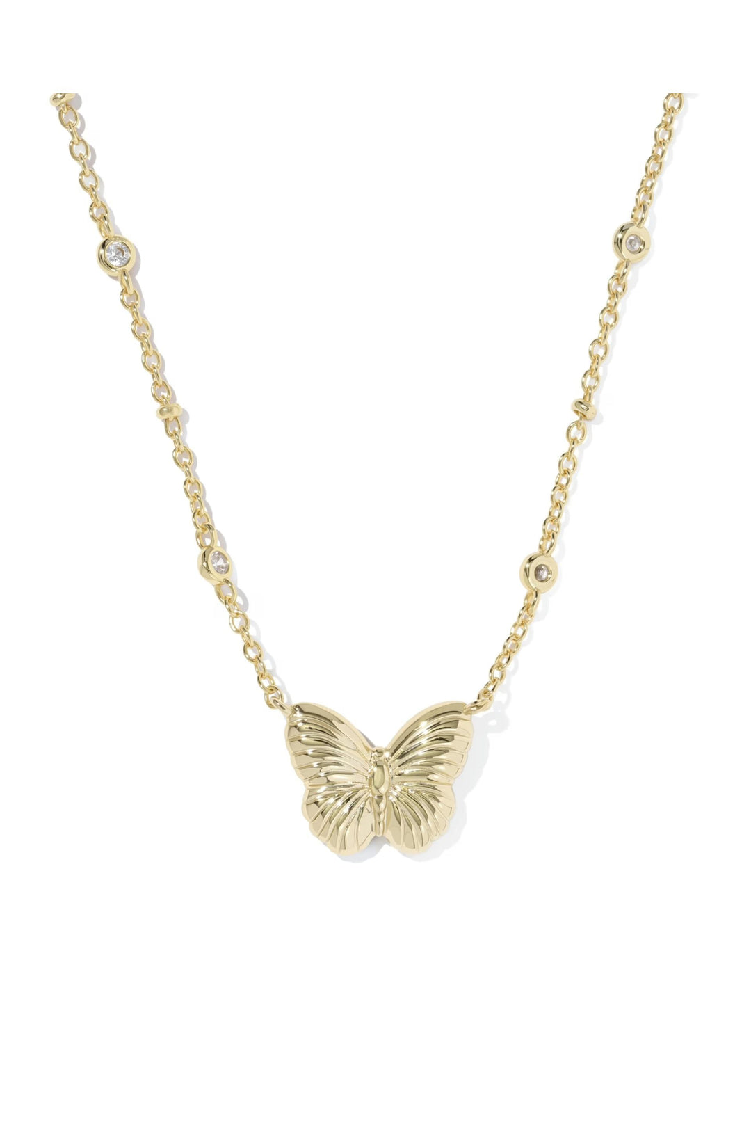 Kendra Scott| Cailey Butterfly Gold Short Pendant Necklace