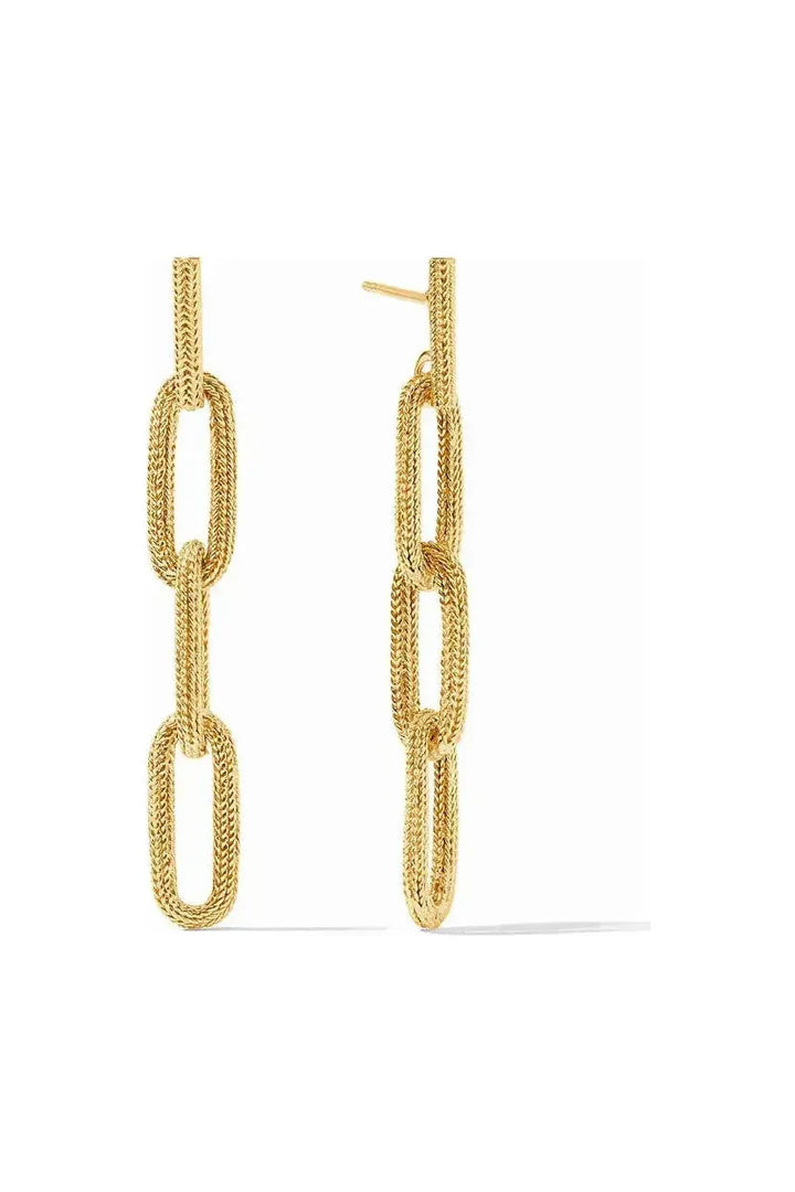 Julie Vos Cheval Paperclip Link Earring