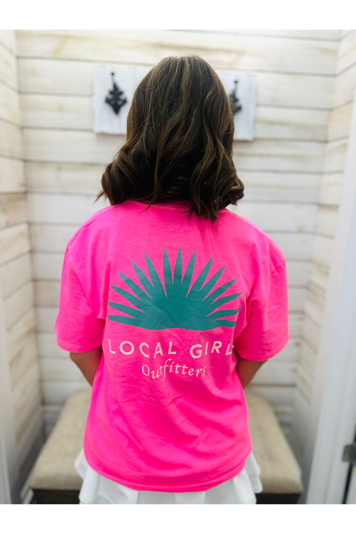 Local Girl | Casa Local SS Tee - Neon Pink