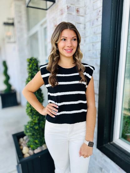 Strut In Stripes Top