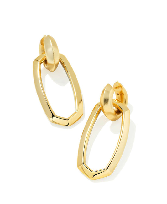 Kendra Scott| DANIELLE LINK EARRINGS GOLD/RHODIUM MIXED METAL