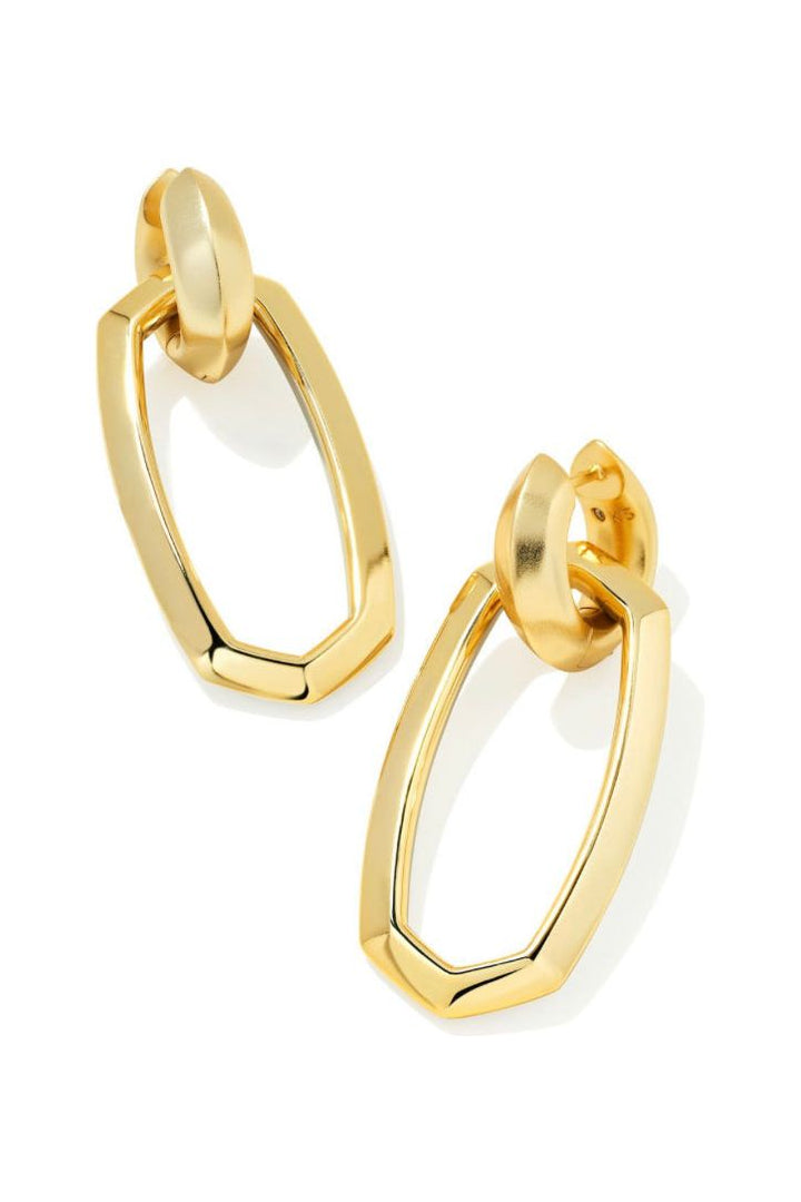Kendra Scott| DANIELLE LINK EARRINGS GOLD/RHODIUM MIXED METAL