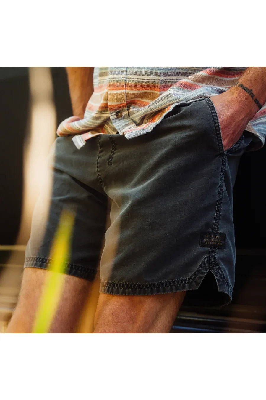 Marsh Wear| Highwater Volleys ~ Ash Short 6 inch inseam