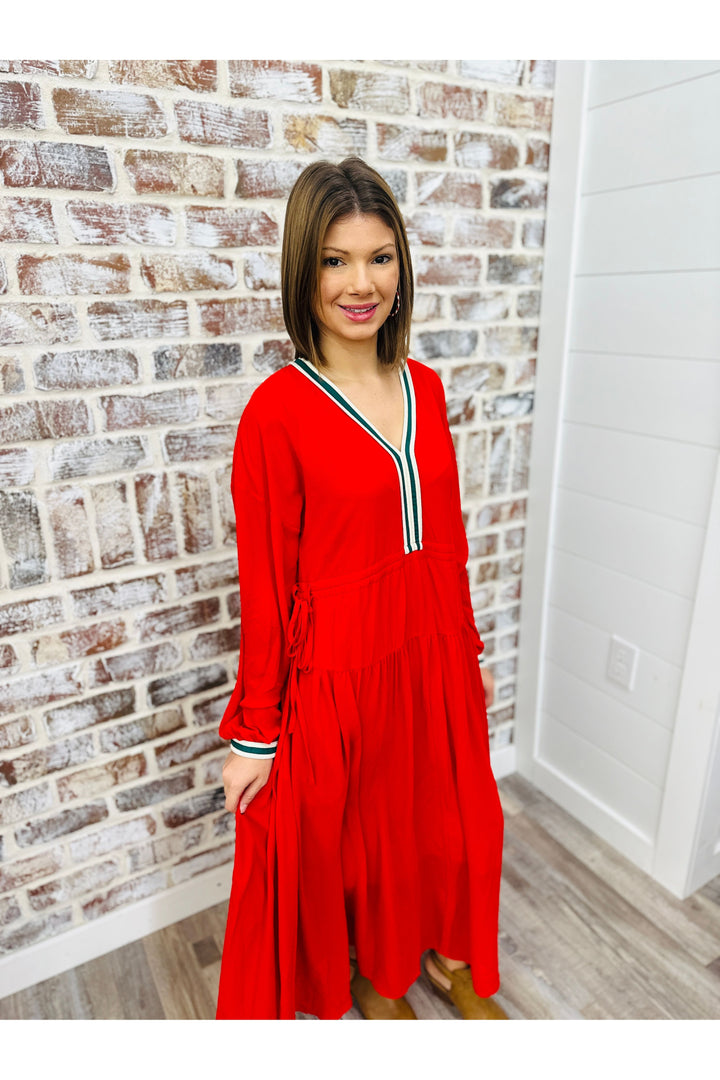 Christmas Card Ready Maxi Dress