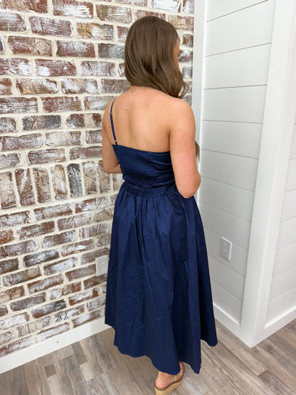 Knot + Twist Midi Dress