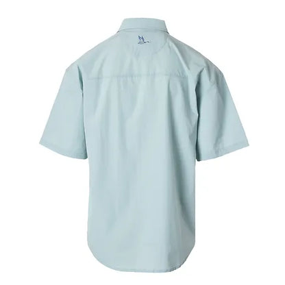 Roost S/S Button~ Light Blue