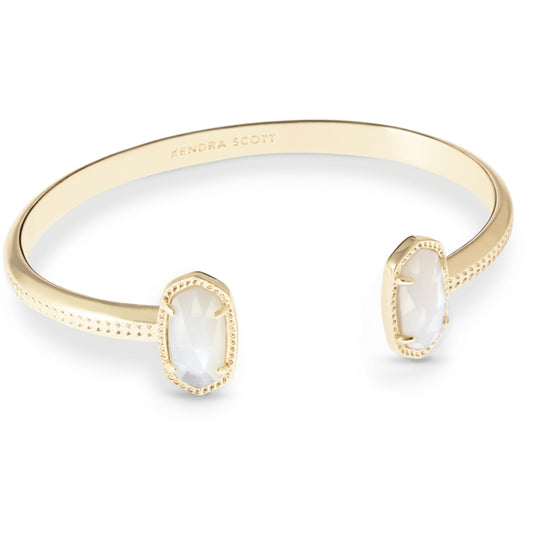 Kendra Scott| ELTON CUFF BRACELET GOLD IVORY MOTHER OF PEARL