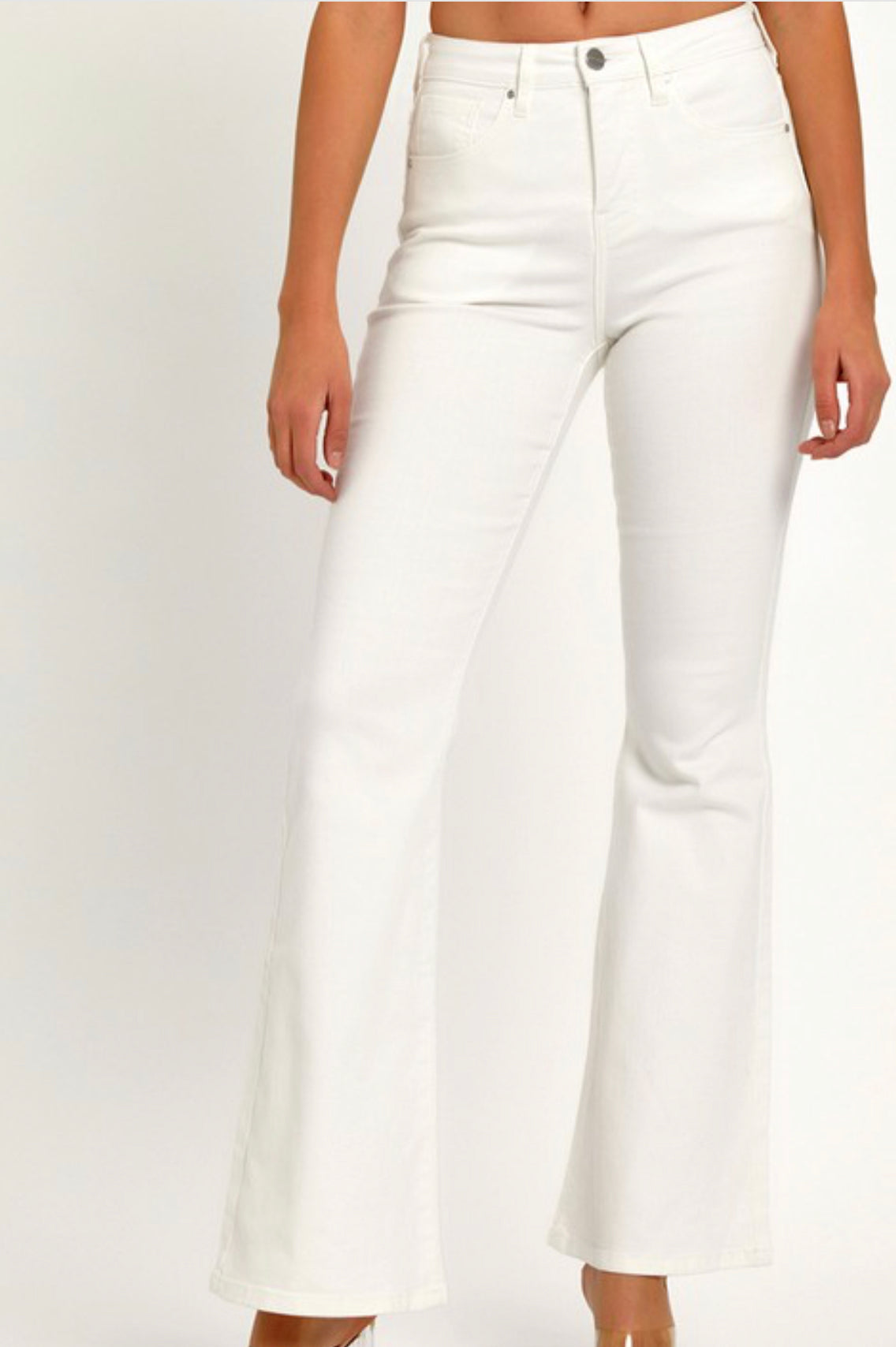 White Flare Jeans