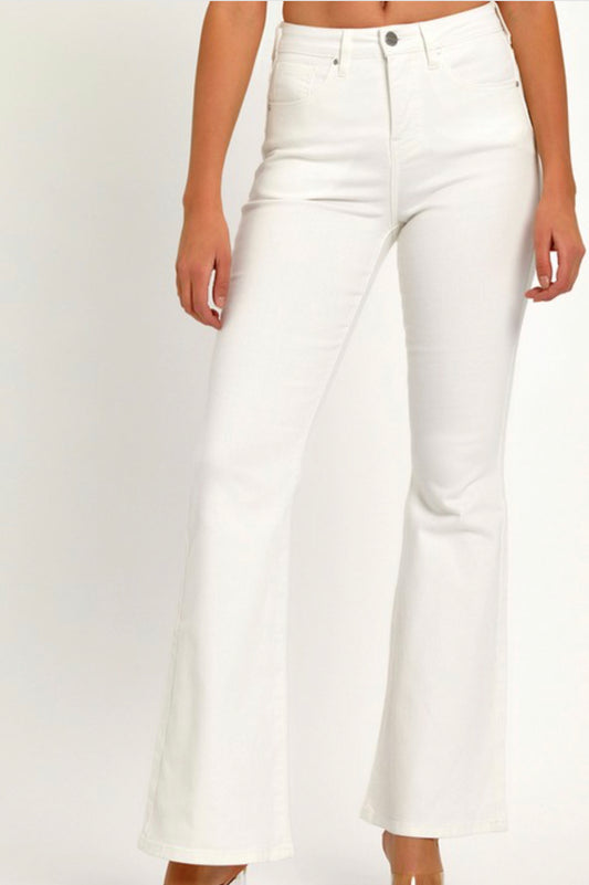 White Flare Jeans