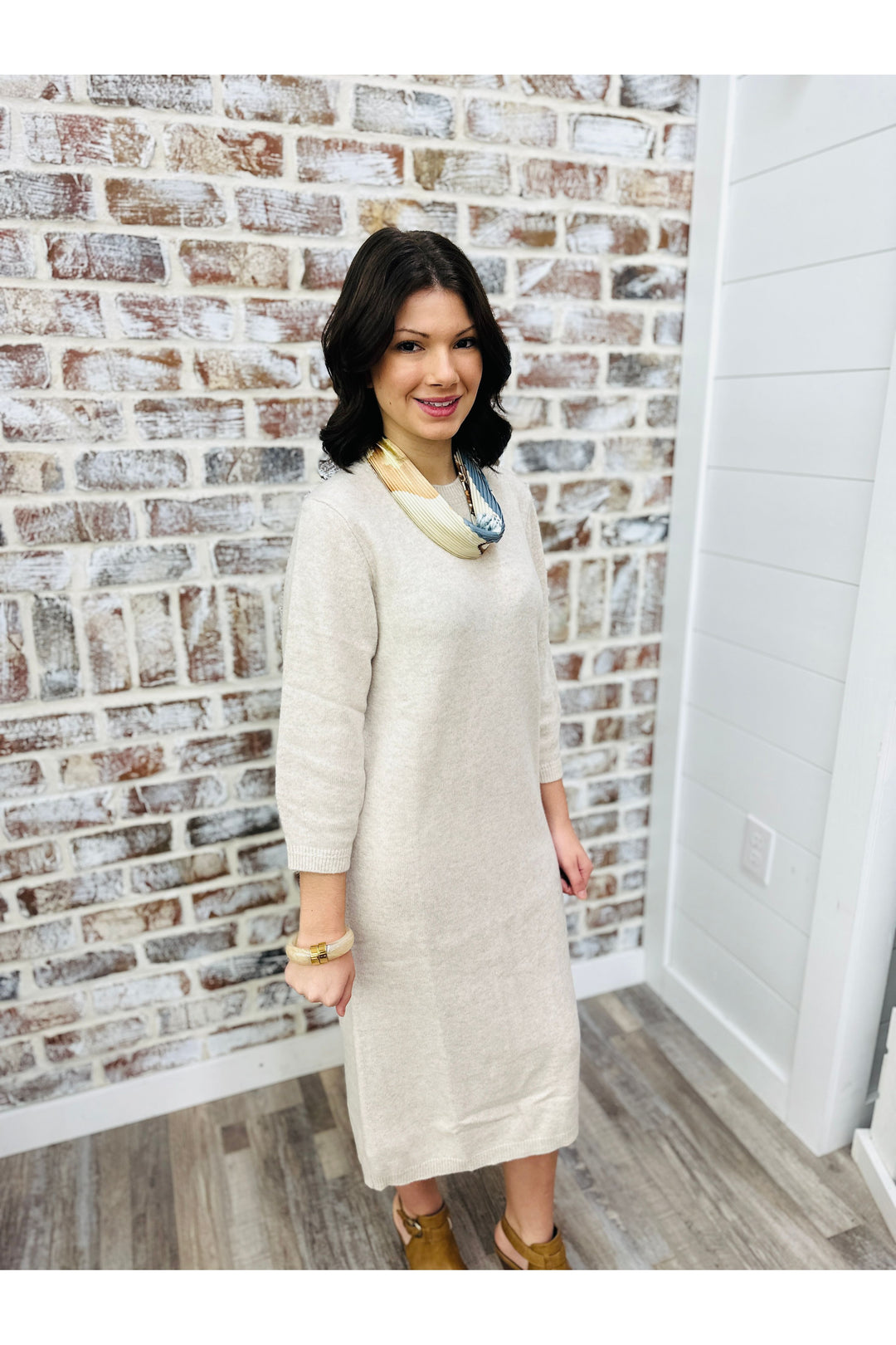 Oatmeal Sweater Dress