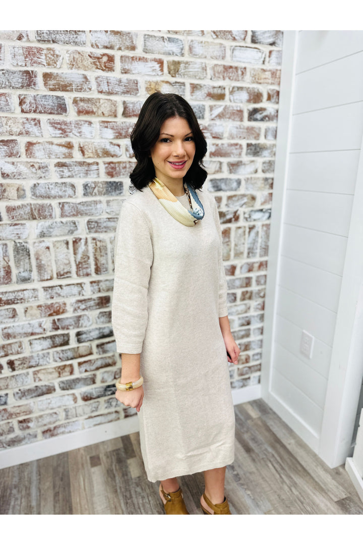 Oatmeal Sweater Dress