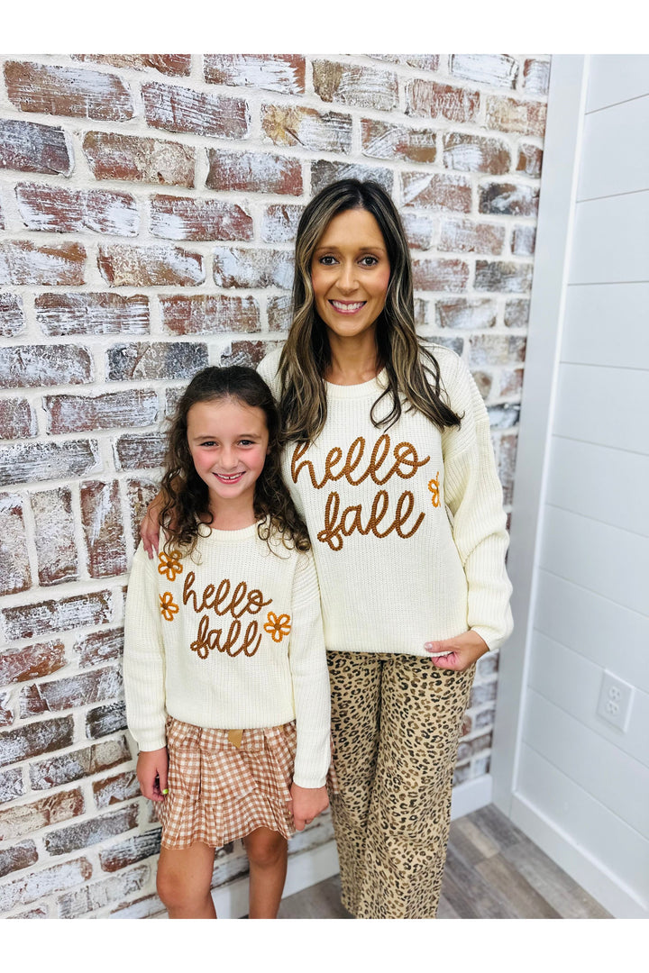 Women’s Mom & Me “Hello Fall” Knit Sweater