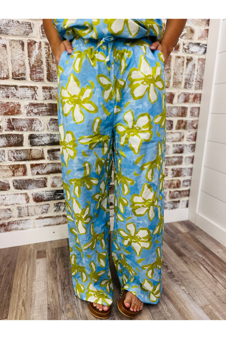 Coastal Blues Pants
