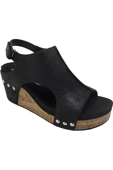 Showcase Black Wedge