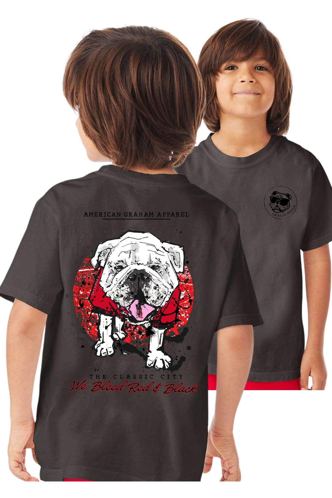 We Bleed Red & Black Youth Tee