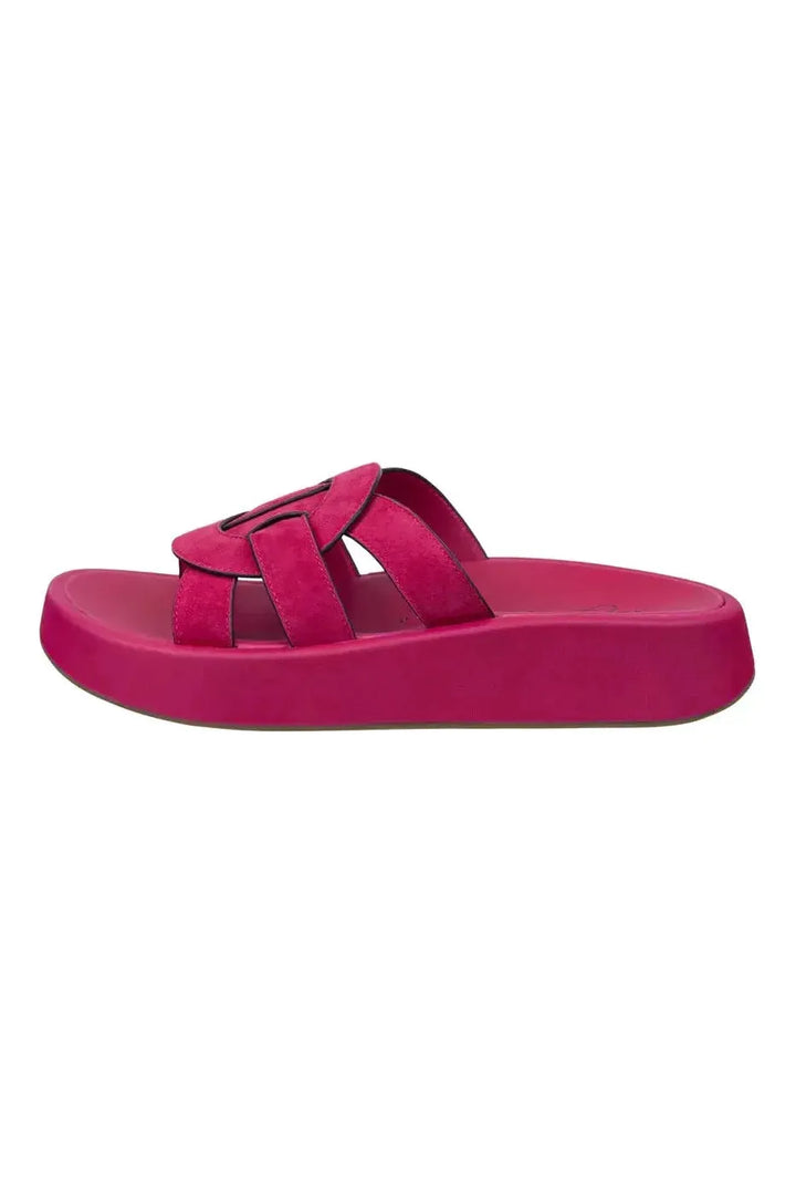 Naked Feet| MARKET IN PINK PLATFORM SANDALS