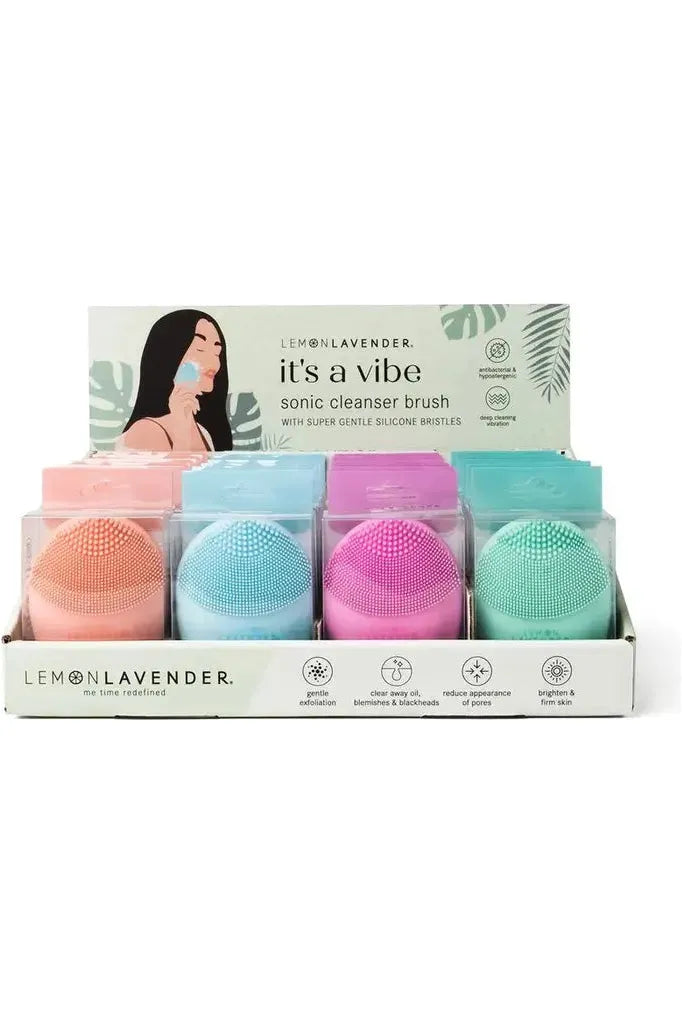 Lemon Lavender It's A Vibe Sonic Cleanser Brush