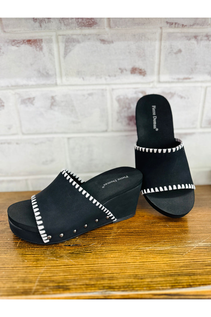 Vivian Black Wedge