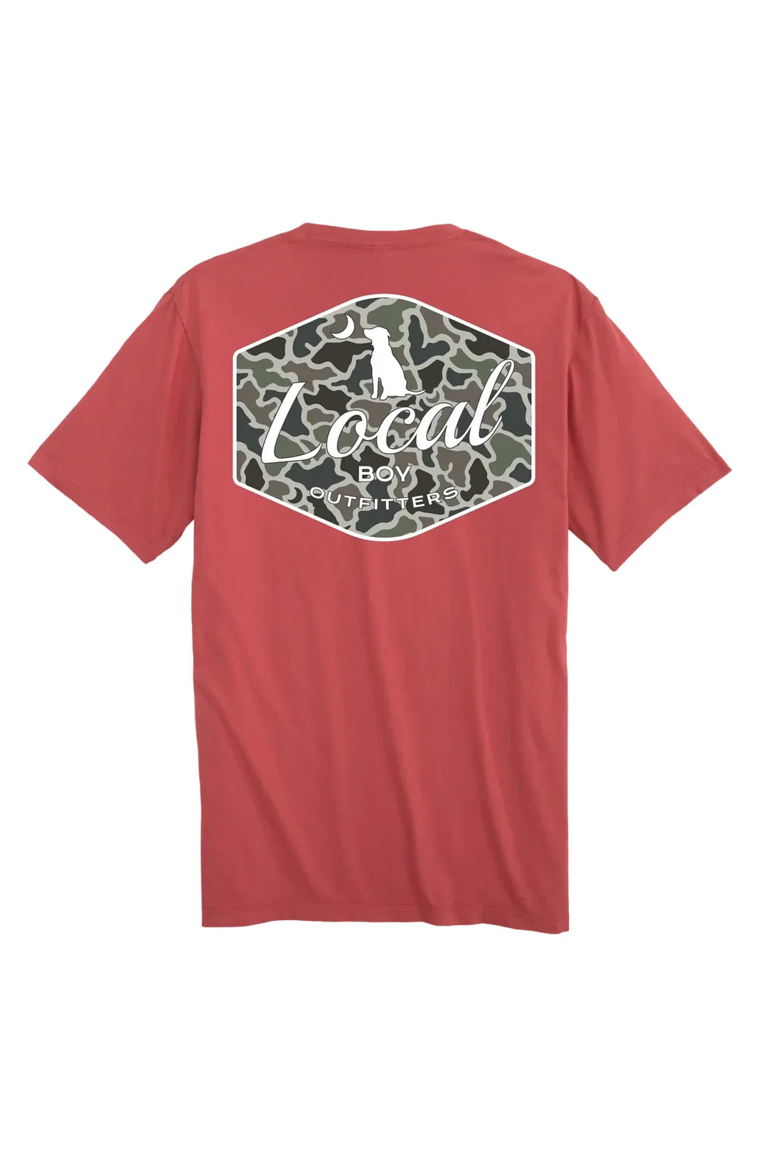 Local Boy | Dog & Moon Camo Badge T-Shirt
