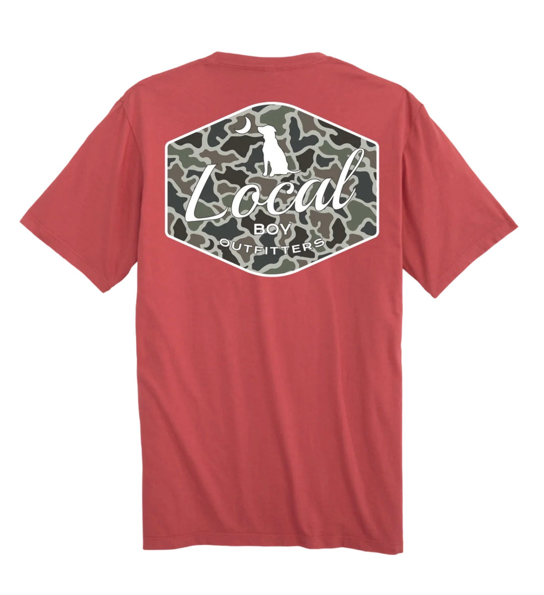 Local Boy| Youth Dog & Moon Camo Badge T-Shirt