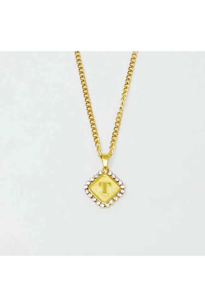 Aztec Delight Initial Necklace