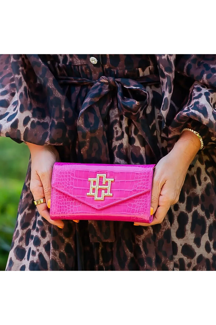 Carlington Clutch/Crossbody Hot Pink