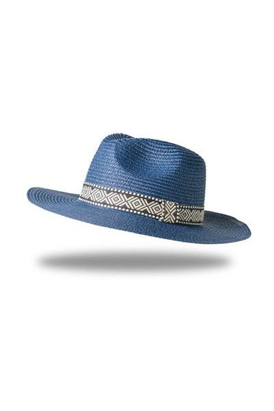 All Threads Catalina Panama Hat - Navy