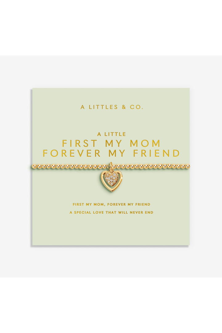 A Little 'First My Mom Forever My Friend' Bracelet