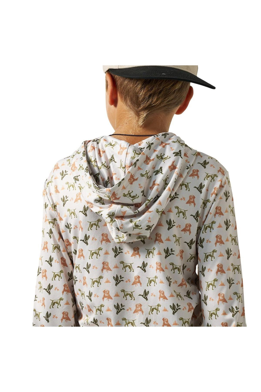 Burlebo Youth Performance Hoodie - Mallard Duck Dog