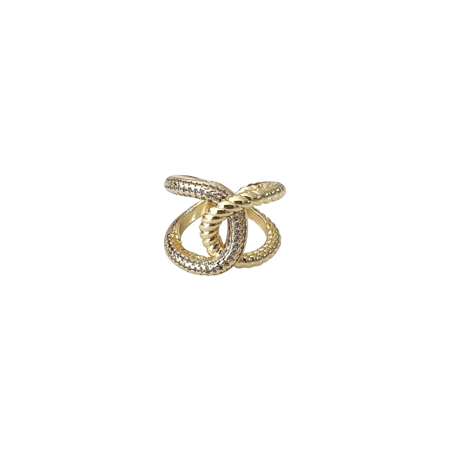 Gemelli Twist Ring