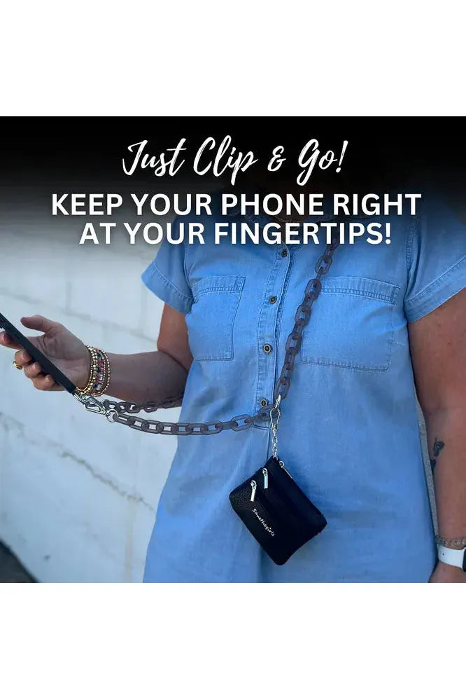 Save the Girls ~ Clip & Go Iced Tea Chain