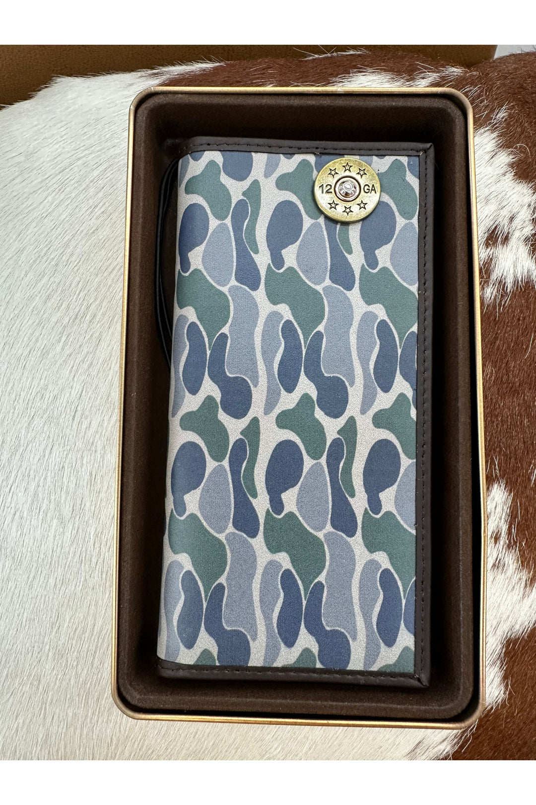 Old School Camo Long Wallet