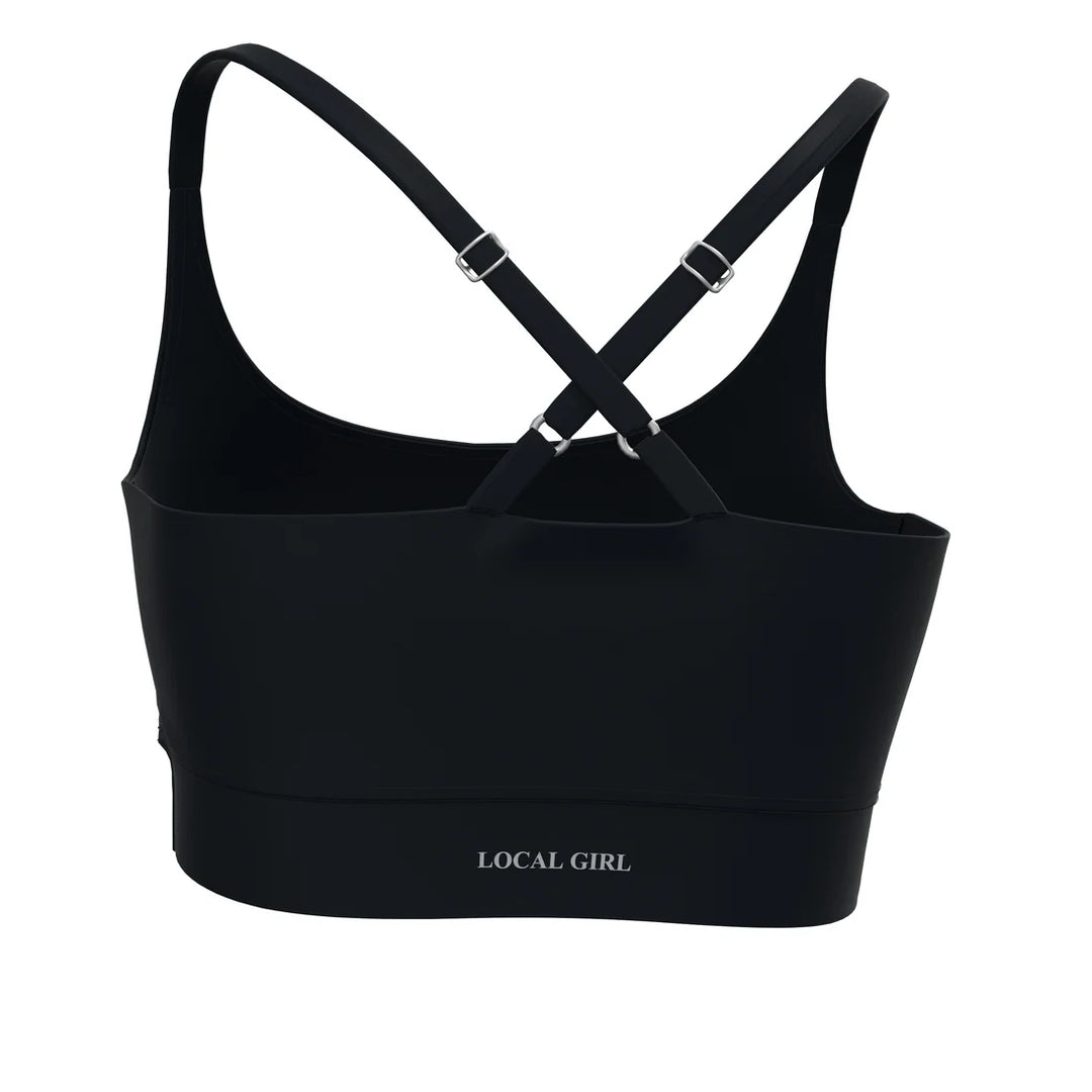 Local Girl | Sports Bra 2.0 - Black